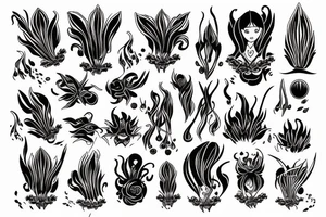Lycoris radiata tattoo idea