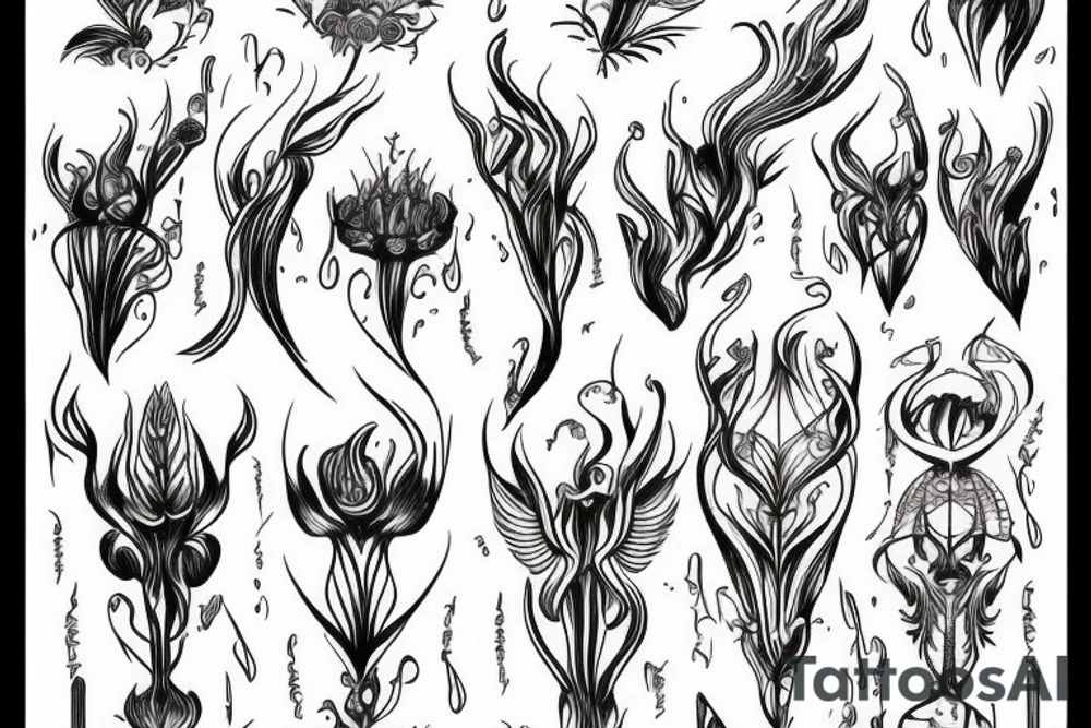 Lycoris radiata tattoo idea