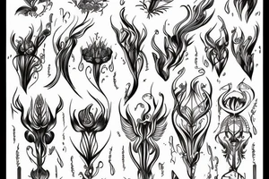 Lycoris radiata tattoo idea