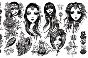 Lycoris radiata tattoo idea