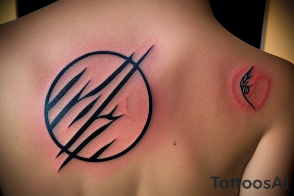 Bacardi logo with a semi-colon tattoo idea