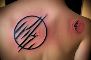 Bacardi logo with a semi-colon tattoo idea