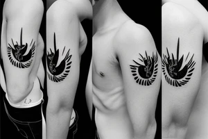 Bacardi logo with a semi-colon tattoo idea