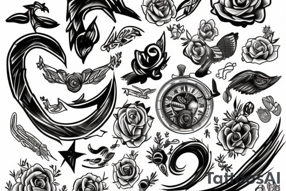 running tattoo idea