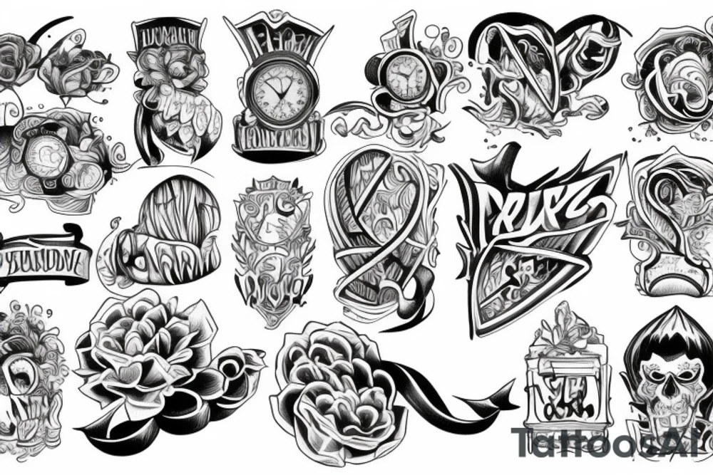 running tattoo idea