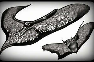 manta ray, glory, in motion tattoo idea