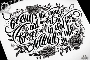 the soul has greater need of the ideal than of the real • it is by the real that we exist • it is by the ideal that we live tattoo idea