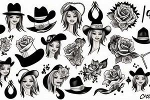Cowgirl lesbians tattoo idea