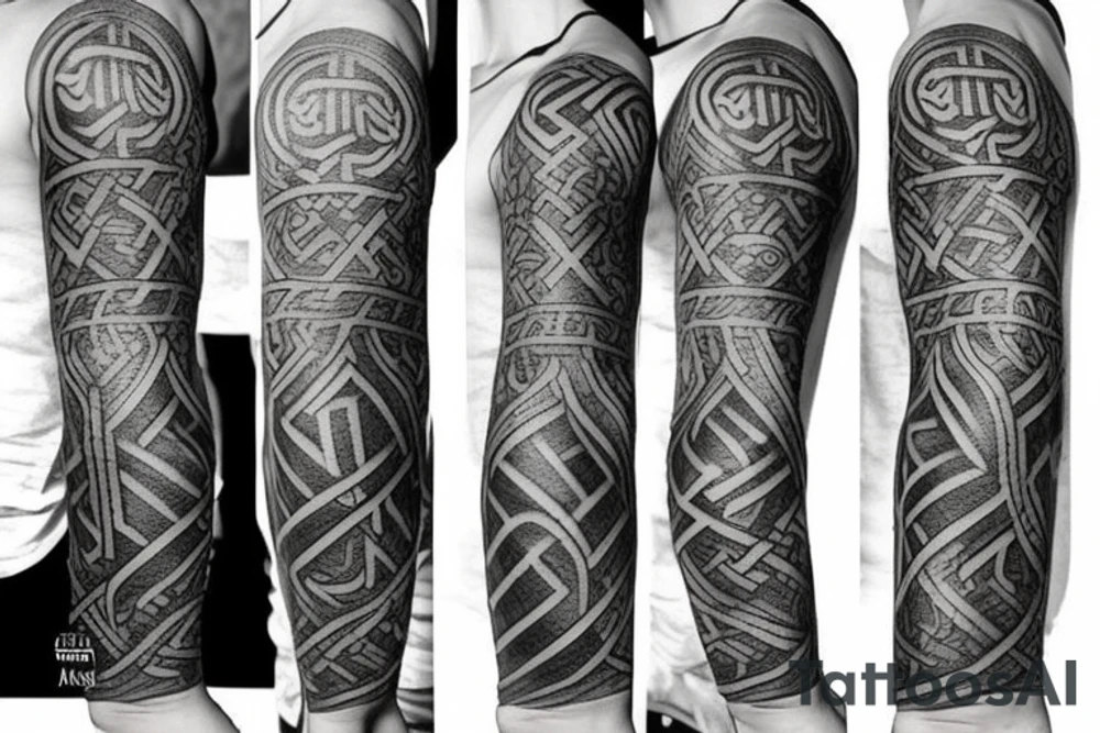 Viking rune tattoo idea