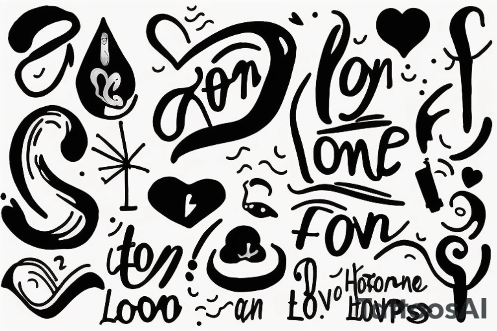 Freedon, hope, lonely, love, happiness tattoo idea
