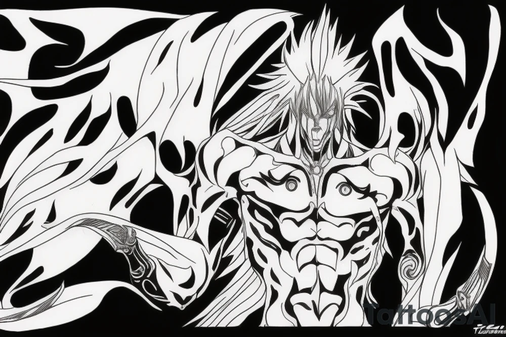 Vasto Lorde hollow bleach tattoo idea