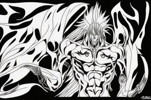 Vasto Lorde hollow bleach tattoo idea