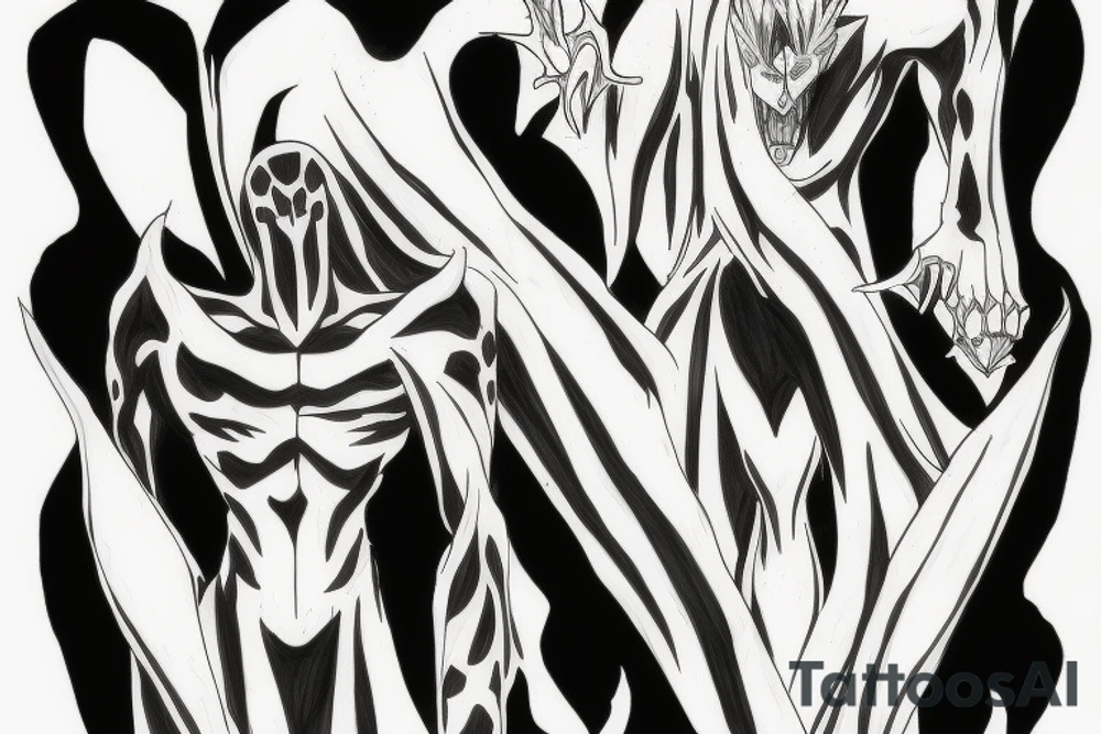 Vasto Lorde hollow bleach tattoo idea