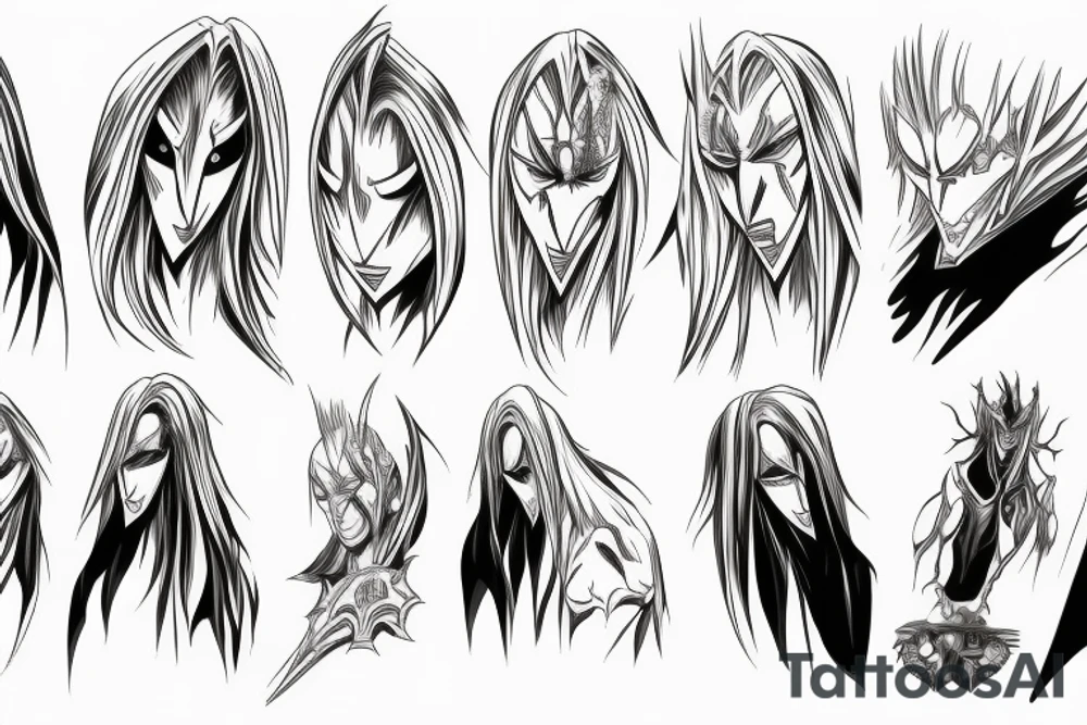 Vasto Lorde hollow bleach tattoo idea