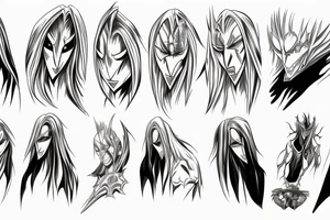 Vasto Lorde hollow bleach tattoo idea