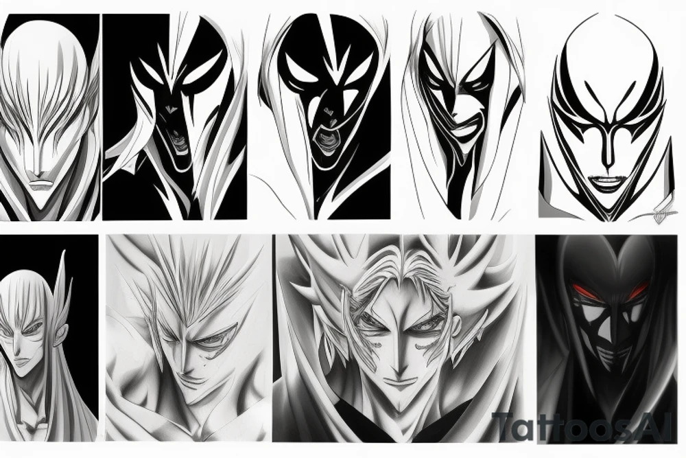 bleach manga anime vasto lorde tattoo idea
