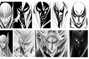 bleach manga anime vasto lorde tattoo idea