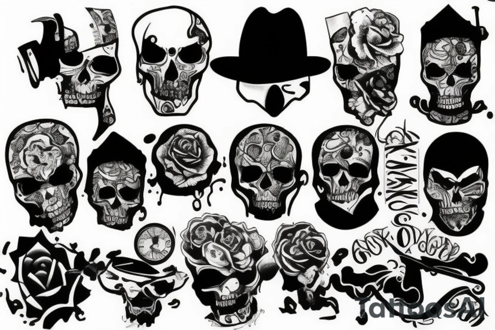 Gangster tattoo idea