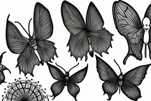 Luna moth tattoo idea
