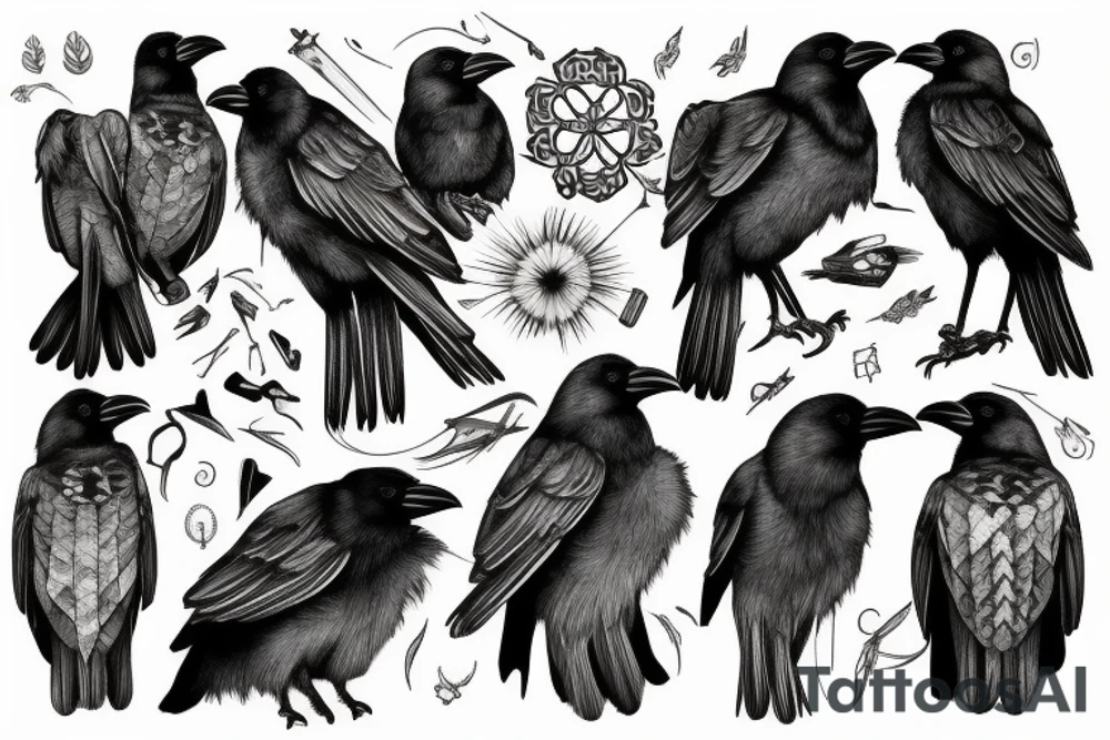 A Crow tattoo idea
