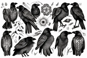 A Crow tattoo idea