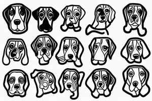 Beagle tattoo idea