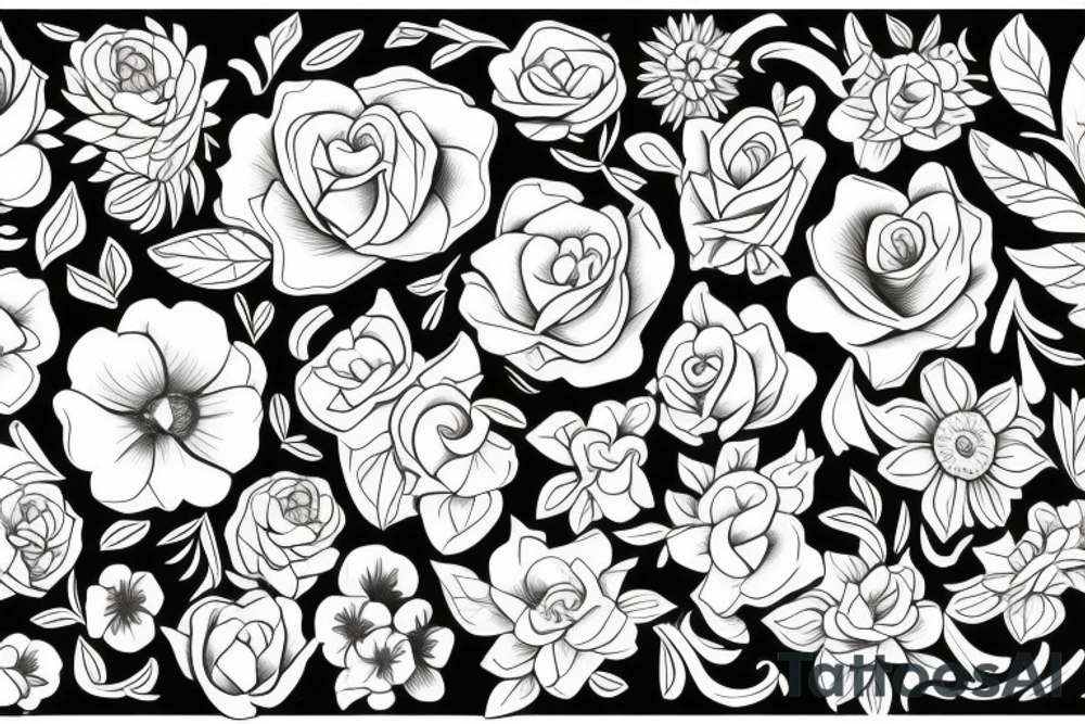 Backgroung flowers for camera tattoo tattoo idea