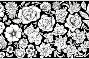 Backgroung flowers for camera tattoo tattoo idea
