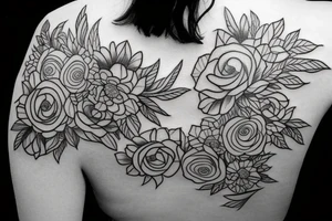 Backgroung flowers for camera tattoo tattoo idea