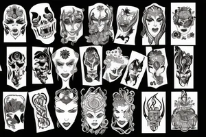 Hades symbols tattoo idea