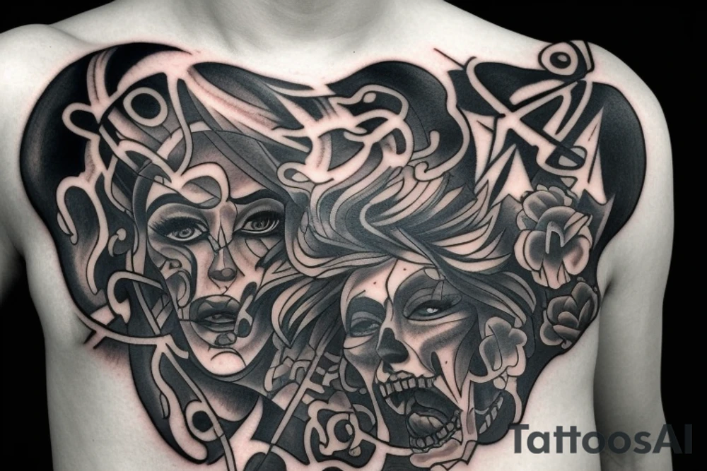 Hades symbols tattoo idea