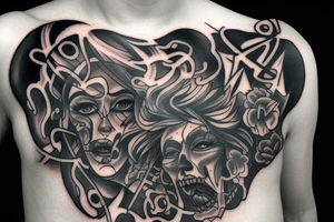 Hades symbols tattoo idea