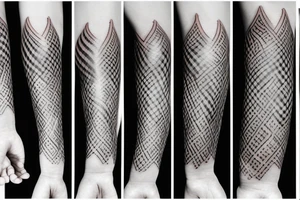 tattoo for the wrist with the initials AU with a christian halo on top tattoo idea
