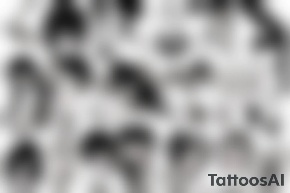 Anime stripper tattoo idea