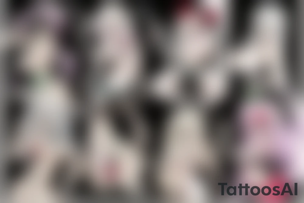 Anime stripper tattoo idea