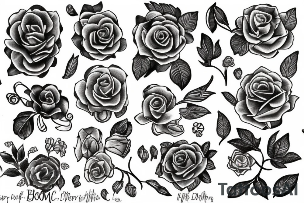 bloom to death tattoo idea