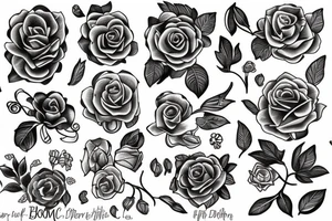 bloom to death tattoo idea