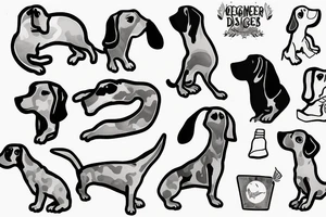 Weiner dog tattoo idea