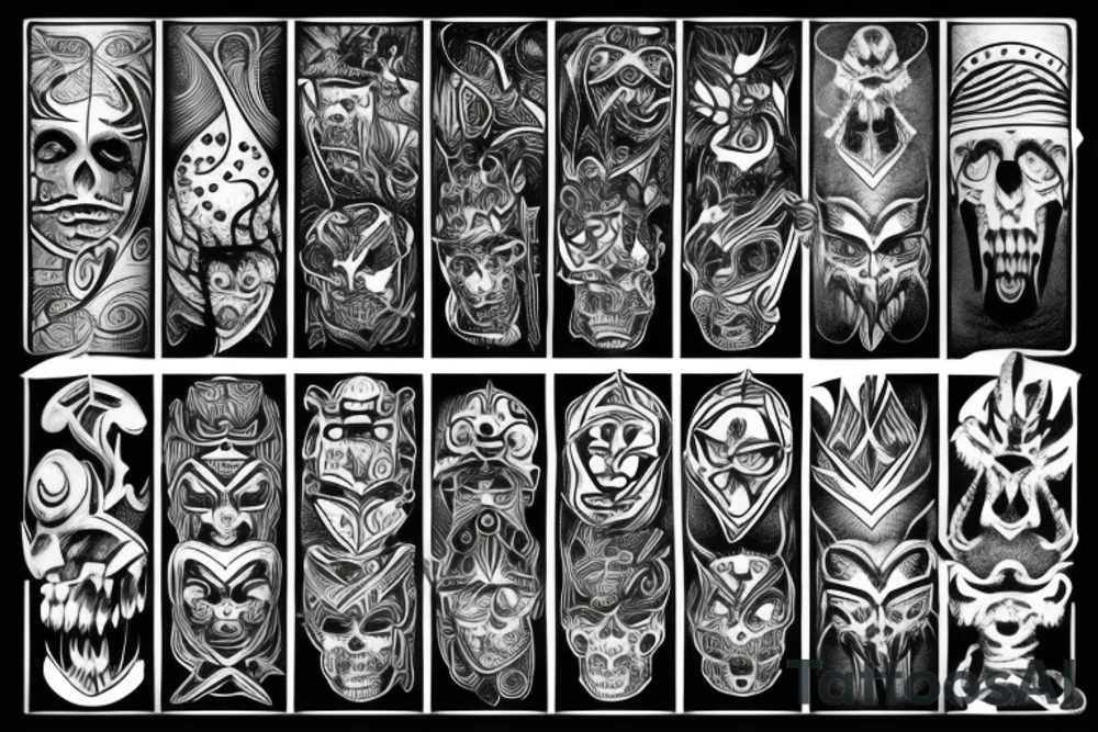 solid armband tattoo idea
