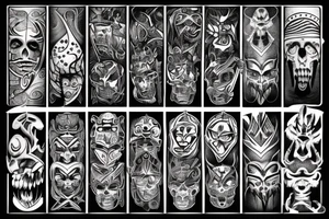 solid armband tattoo idea