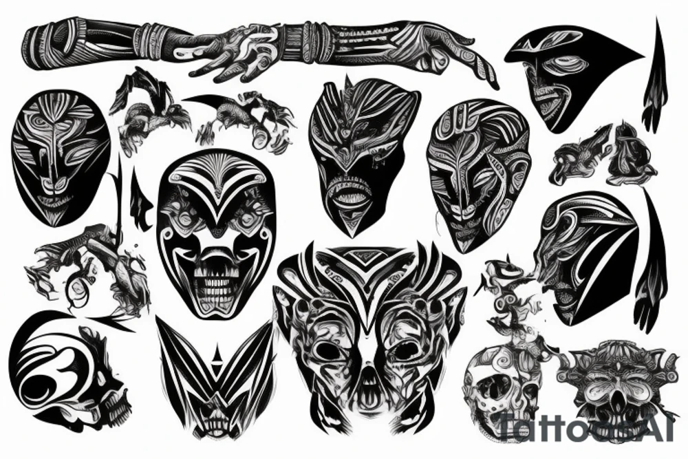 solid armband tattoo idea