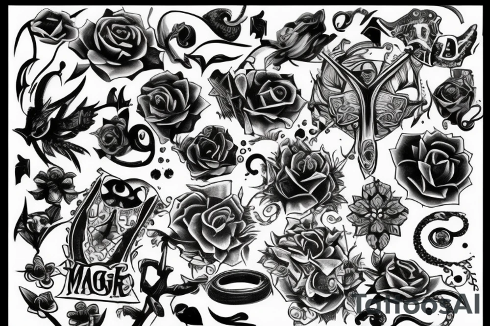 magic tattoo idea