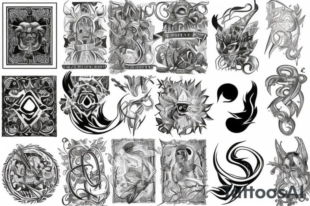magic tattoo idea