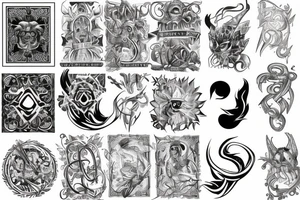 magic tattoo idea
