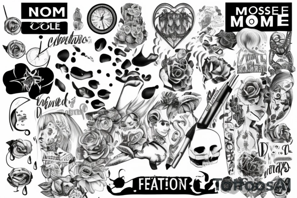 No more please tattoo idea