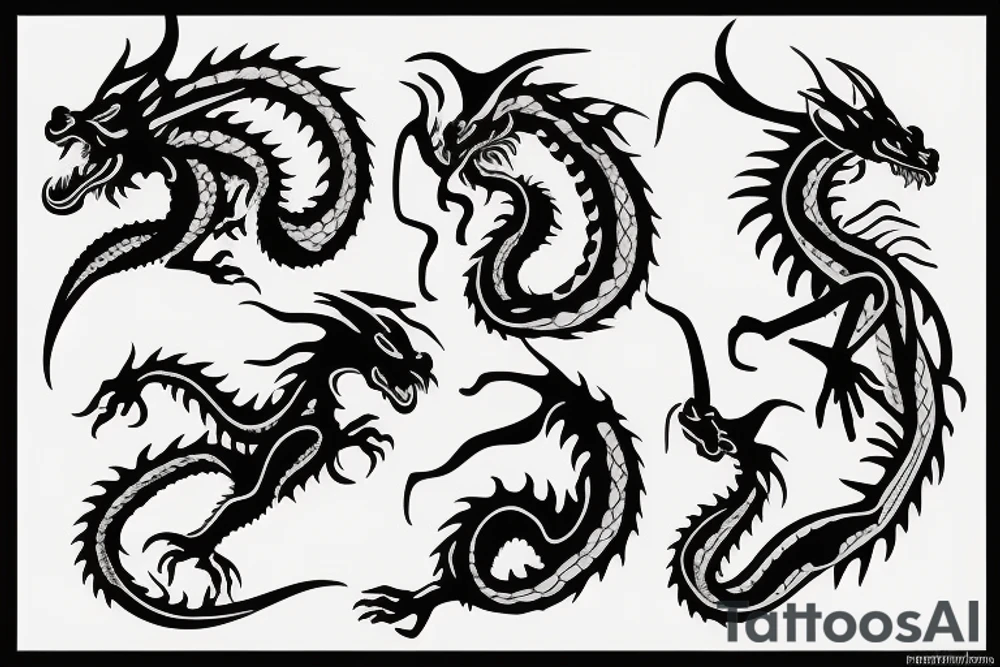 Dragon tattoo idea