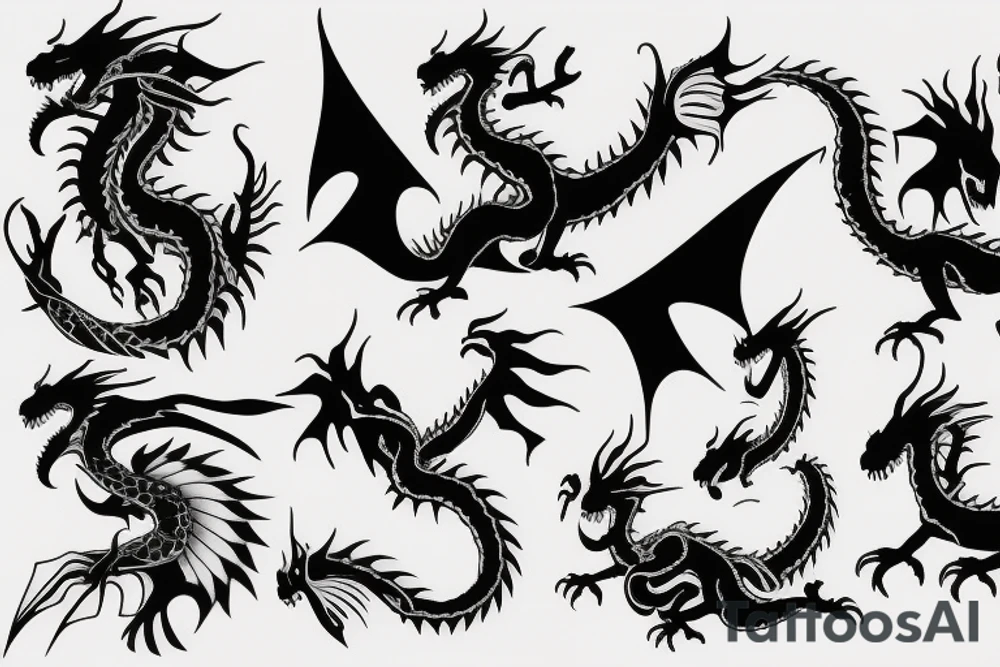Dragon tattoo idea