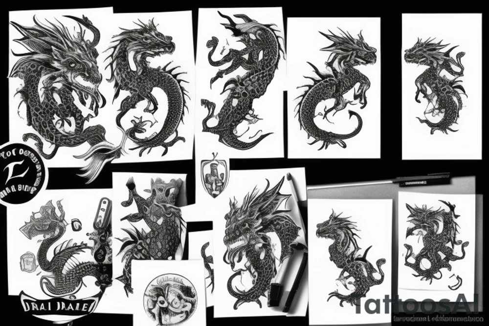 Dragon tattoo idea