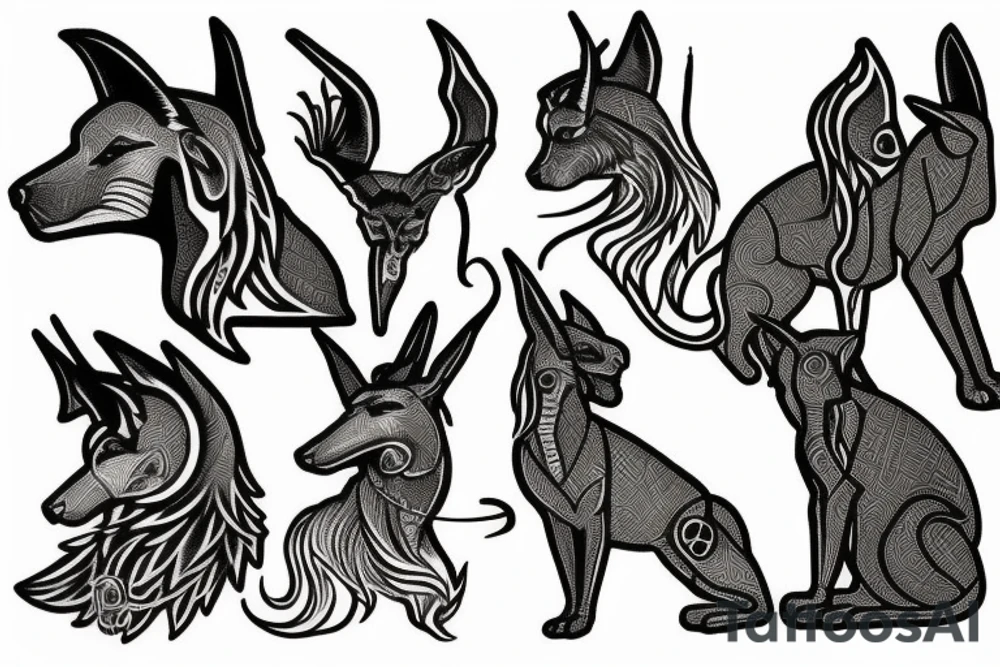 Anubis tattoo idea
