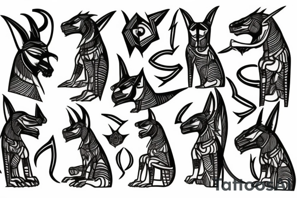 Anubis tattoo idea